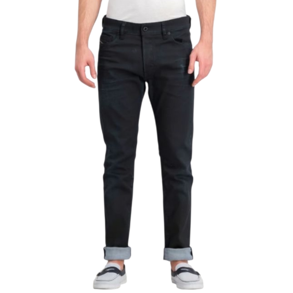 Diesel Men's Tepphar-x Slim Carrot Jeans Dark Blue Wash Size 30 (Length Altered)